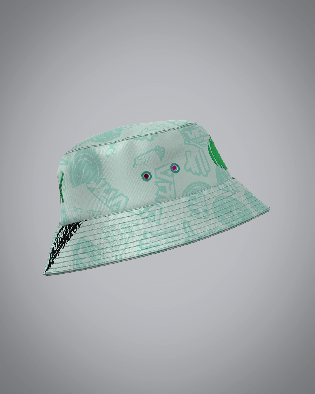 Bob Double face Pink Forest